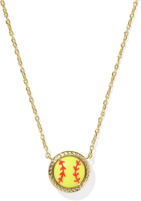Kendra Scott Softball Pendant Necklace