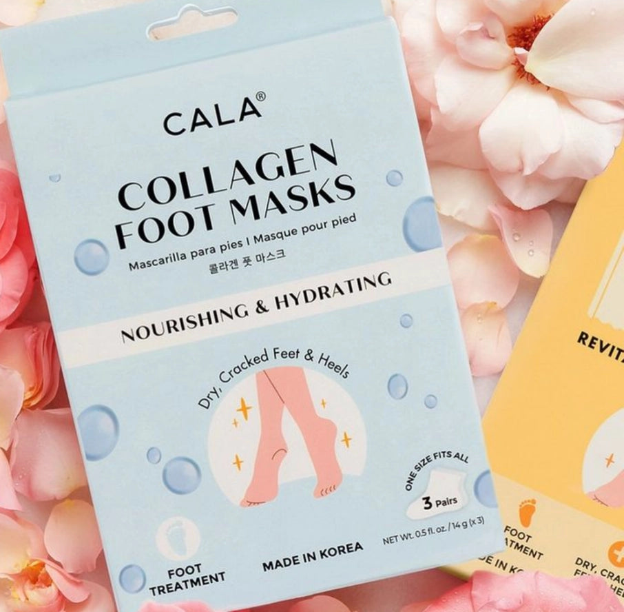 Cala Vitamin C & Collagen Foot Mask Treatment