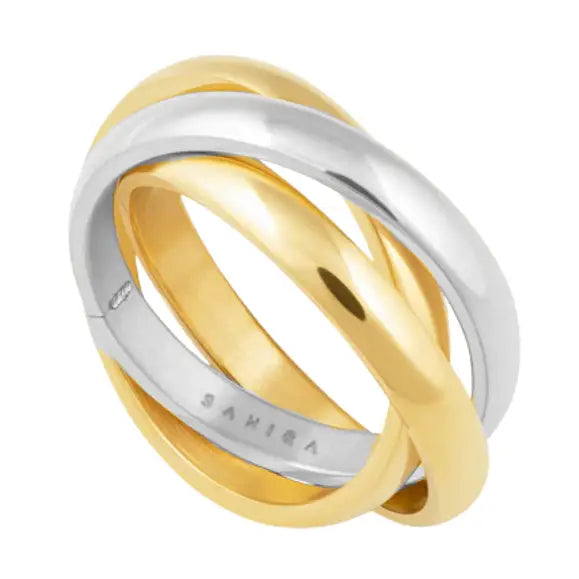 Sahira Golden Girl Ring Two Tone Ring