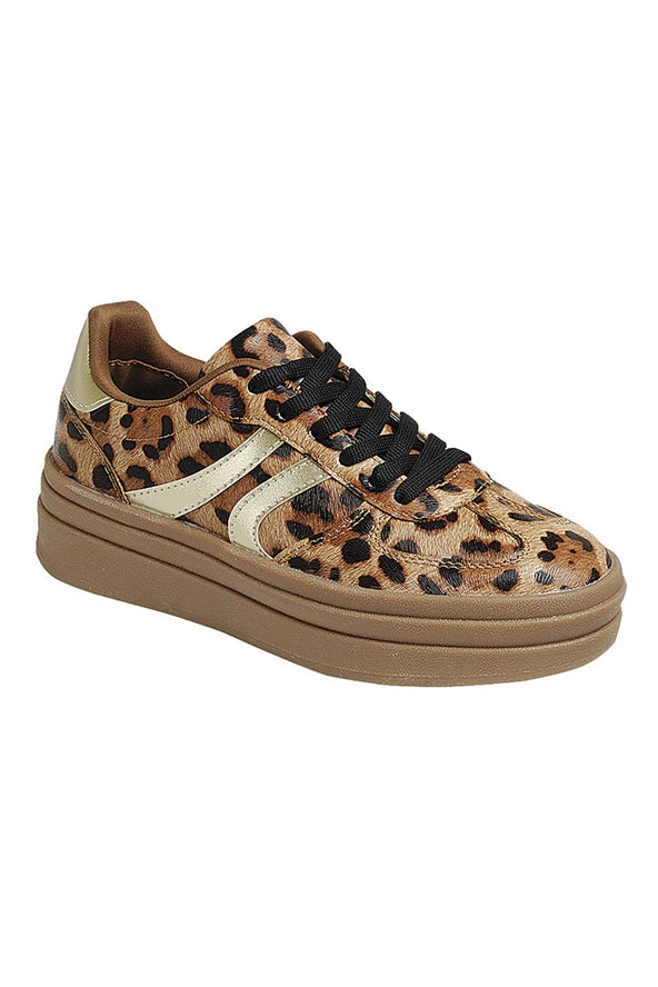 Leopard Platform Sneakers