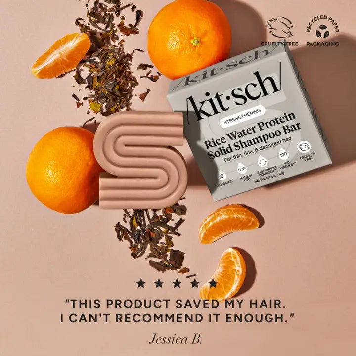Kitsch Rice Water Shampoo & Conditioner Bar Combo