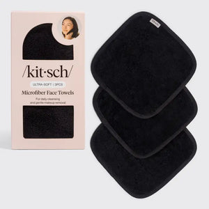 Kitsch Microfiber Face Towels - 3pc Set