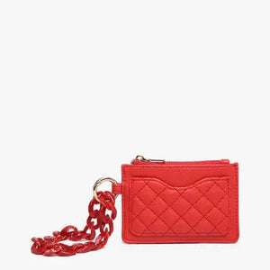 Jen & Co Rhodes Quilted Wallet w/ Chain Bangle