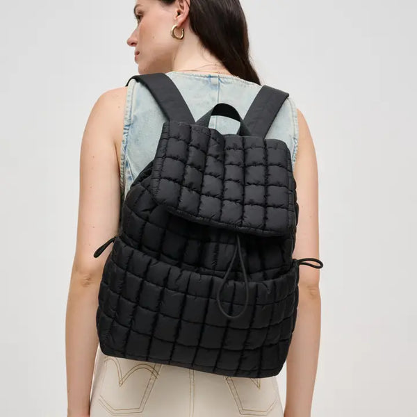 Quilted Puffer Backpack - Audacious Boutique