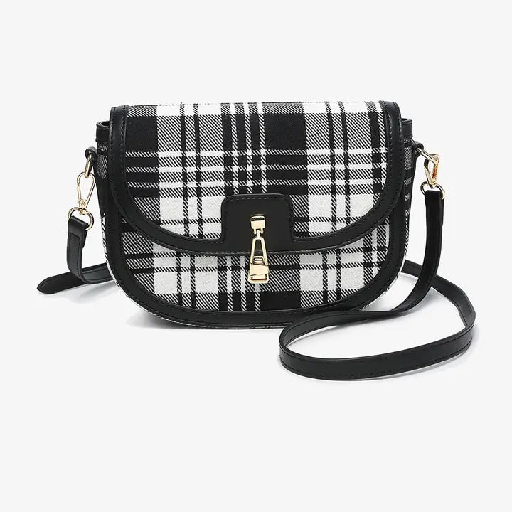 Jen & Co Calloway Plaid Crossbody Bag