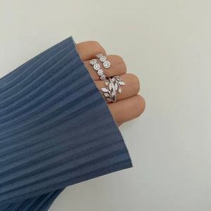 Sahira Eve Cz Wrap Ring