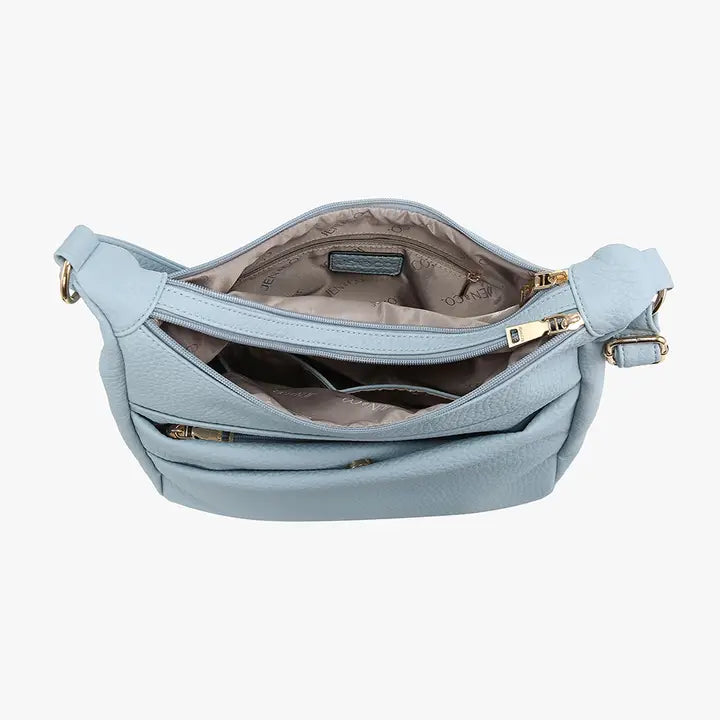 Jen & Co Lillian Dual Zip Compartment Crossbody