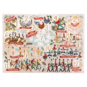 12 Days of Christmas 1,000 Piece Jigsaw Puzzle