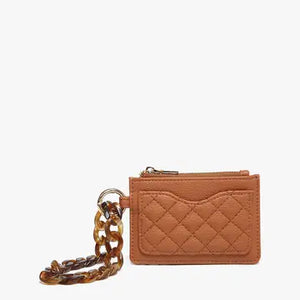 Jen & Co Rhodes Quilted Wallet w/ Chain Bangle