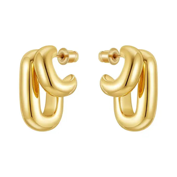 Sahira Hugo Double Hoop Earring
