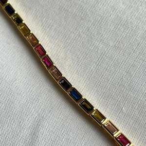 Sahira Lainey Rainbow Tennis Bracelet