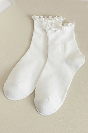 Ruffle Crew Sock