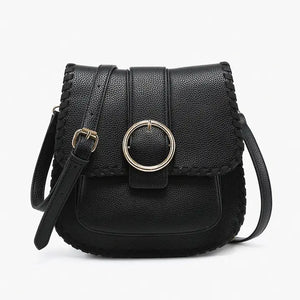 Jen & Co Sandra Buckle Flapover Crossbody