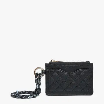 Jen & Co Rhodes Quilted Wallet w/ Chain Bangle