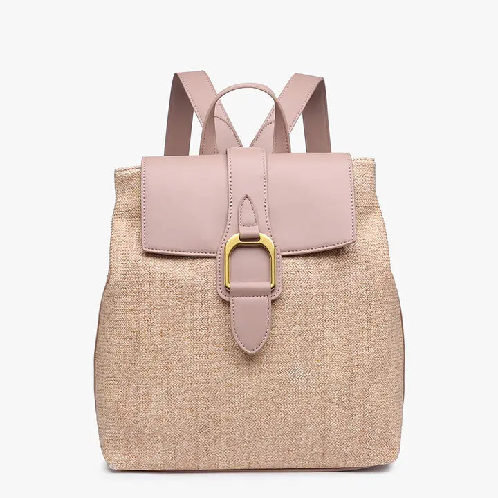 Jen & Co Avani Large Buckle Flapover Backpack
