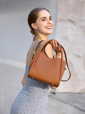 Jen & Co Ruby 3-Compartment Satchel w/ Dual Handles