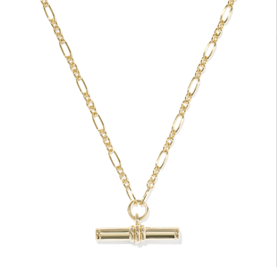 Kendra Scott Bree Metal T Bar Short Pendant Necklace