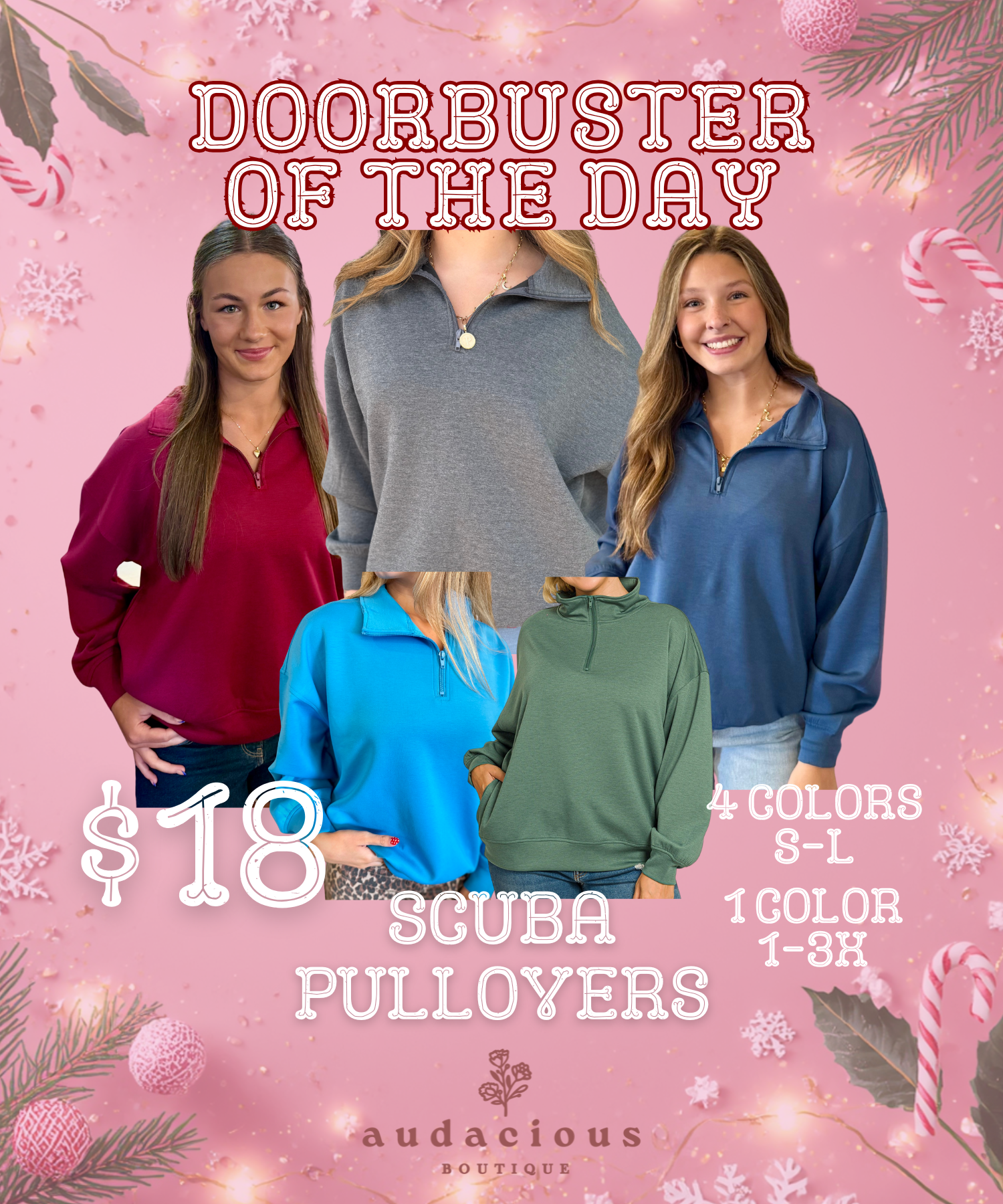Christmas in July Scuba Quarter Zip