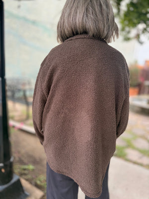 Mono B Espresso Sherpa Shacket