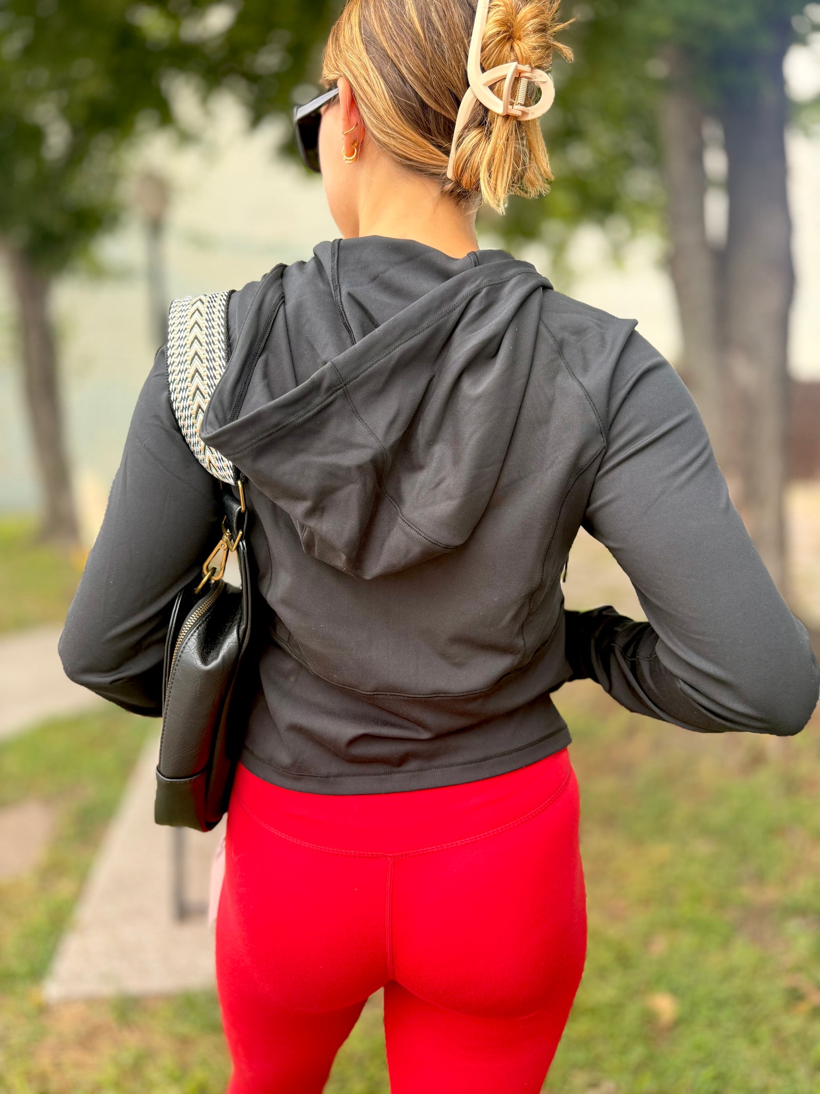 Mono B Black Fitted Zip Front Jacket