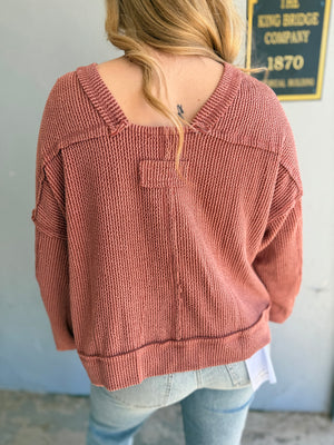 Doorbuster Ribbed Pullover