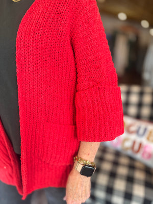 Pol Cuffed Sleeve Cardigan