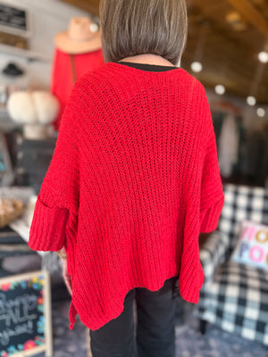 Pol Cuffed Sleeve Cardigan
