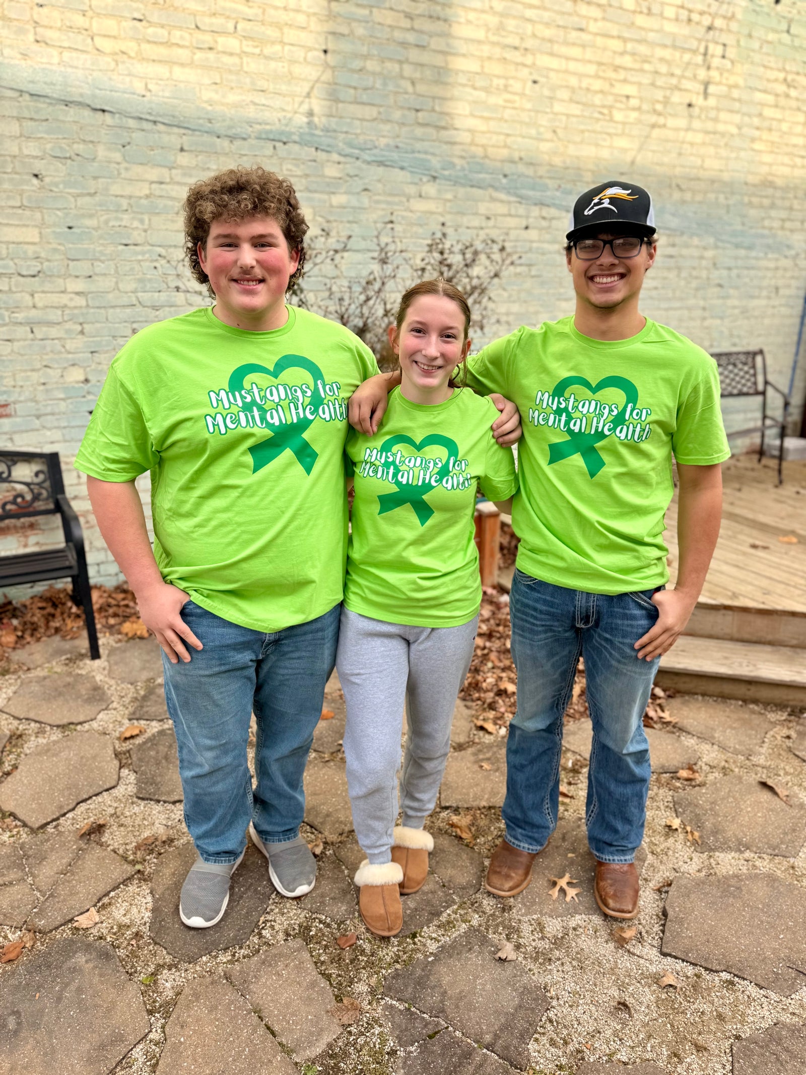 Mustangs for Mental Health Green Out Tees