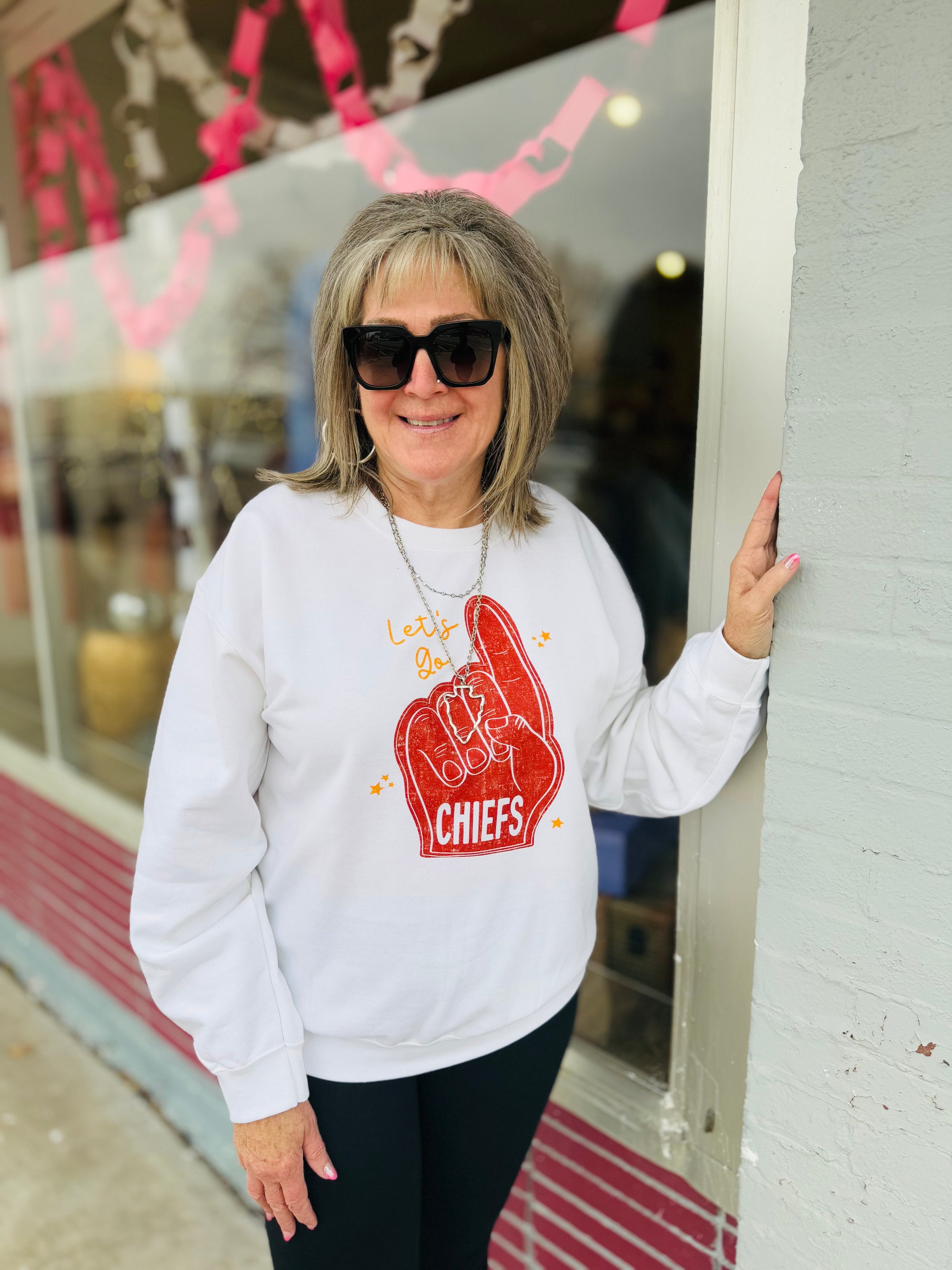 White Chiefs Foam Finger Sweatshirt