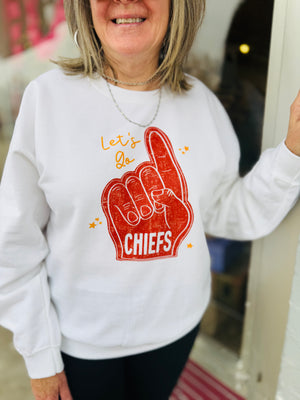 White Chiefs Foam Finger Sweatshirt