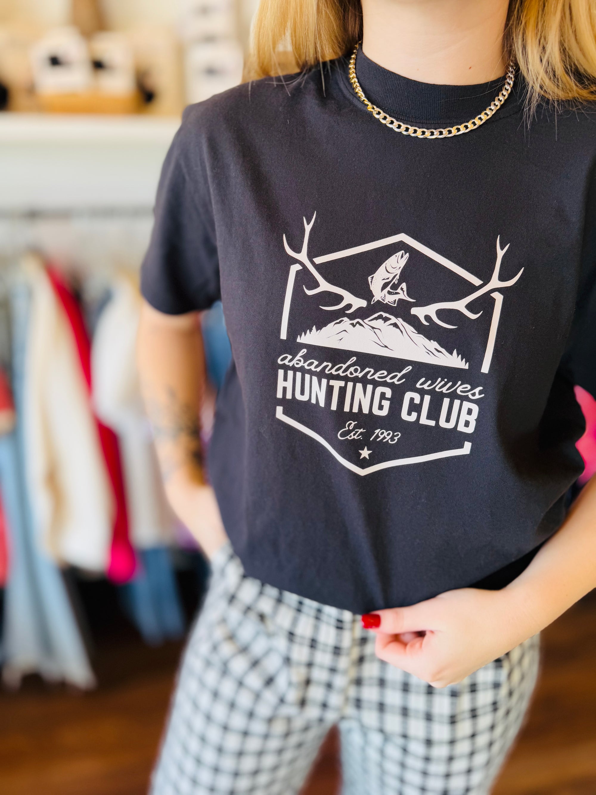 Abandoned Wives Hunting Club Tee