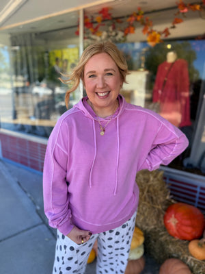 Mauve Mineral Wash Hoodie Deal of the Day