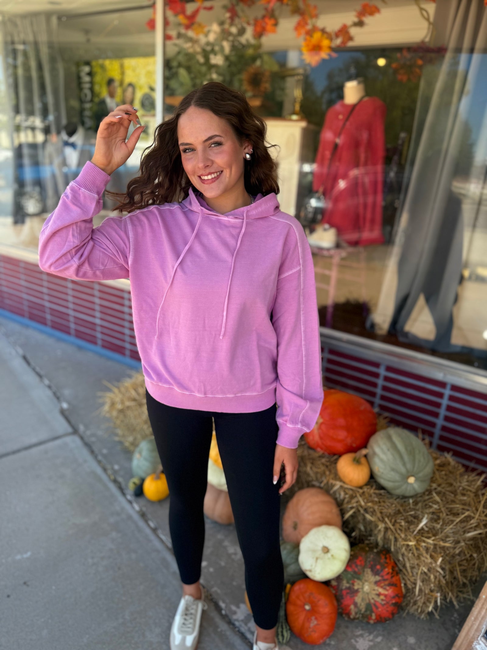 Mauve Mineral Wash Hoodie Deal of the Day