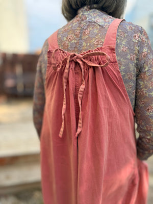 Easel Vintage Rose Acid Wash Cargo Jumper Dress