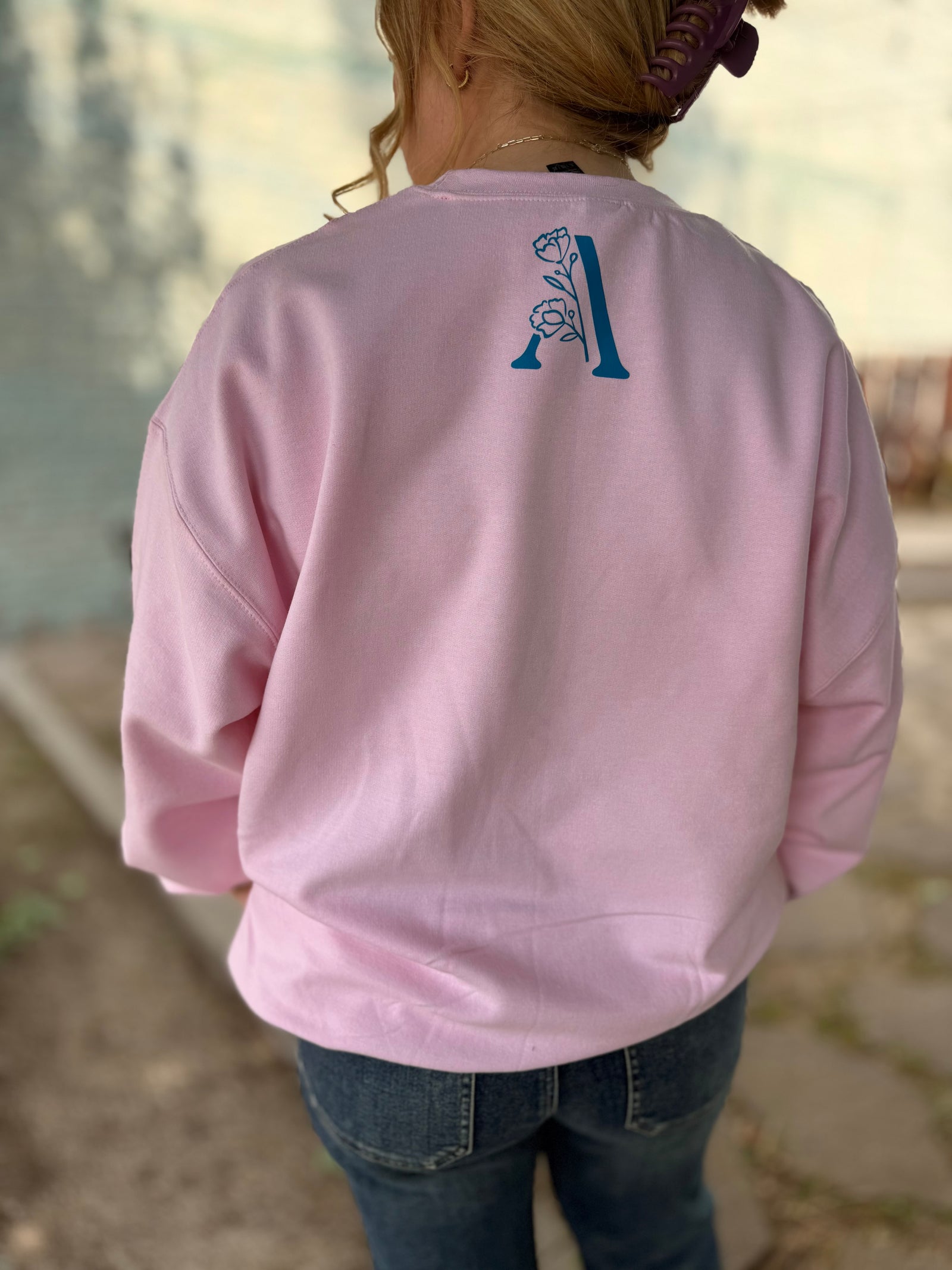 Happiest When Shopping Small Crewneck