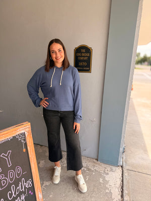 Dusty Navy Brushed Everyday Hoodie