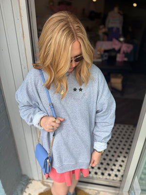 Grey Fun Mom Club Sweatshirt