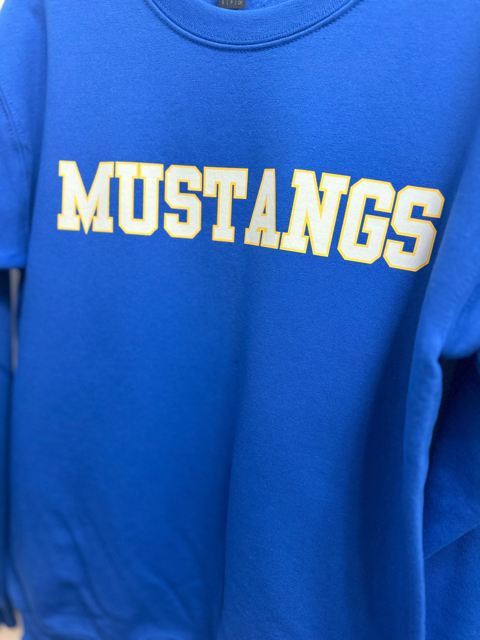 Royal Blue Mustangs Crewneck