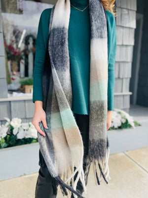 Multi Color Oblong Chunky Scarf