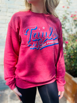 Taylor Swift 2024 Red Pullover