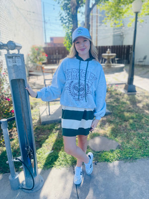 Heather Grey Embroidered Tennis Club Sweatshirt