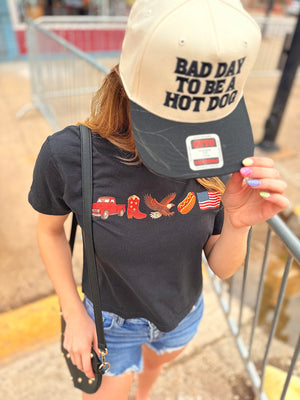 'Merica Things Cropped Tee