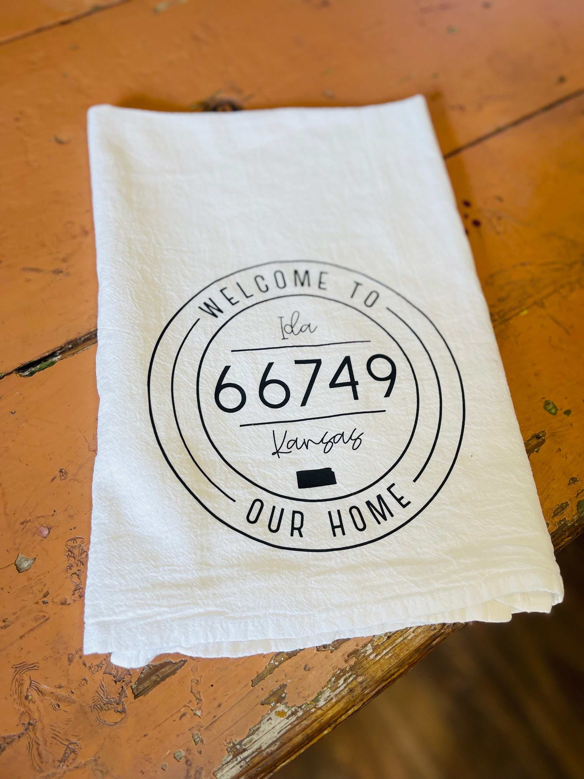 Welcome to our Home Tea Towel