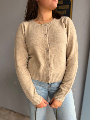 Oatmeal Soft Knit Cardigan