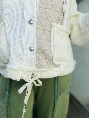 Hooded Patchwork Jacket