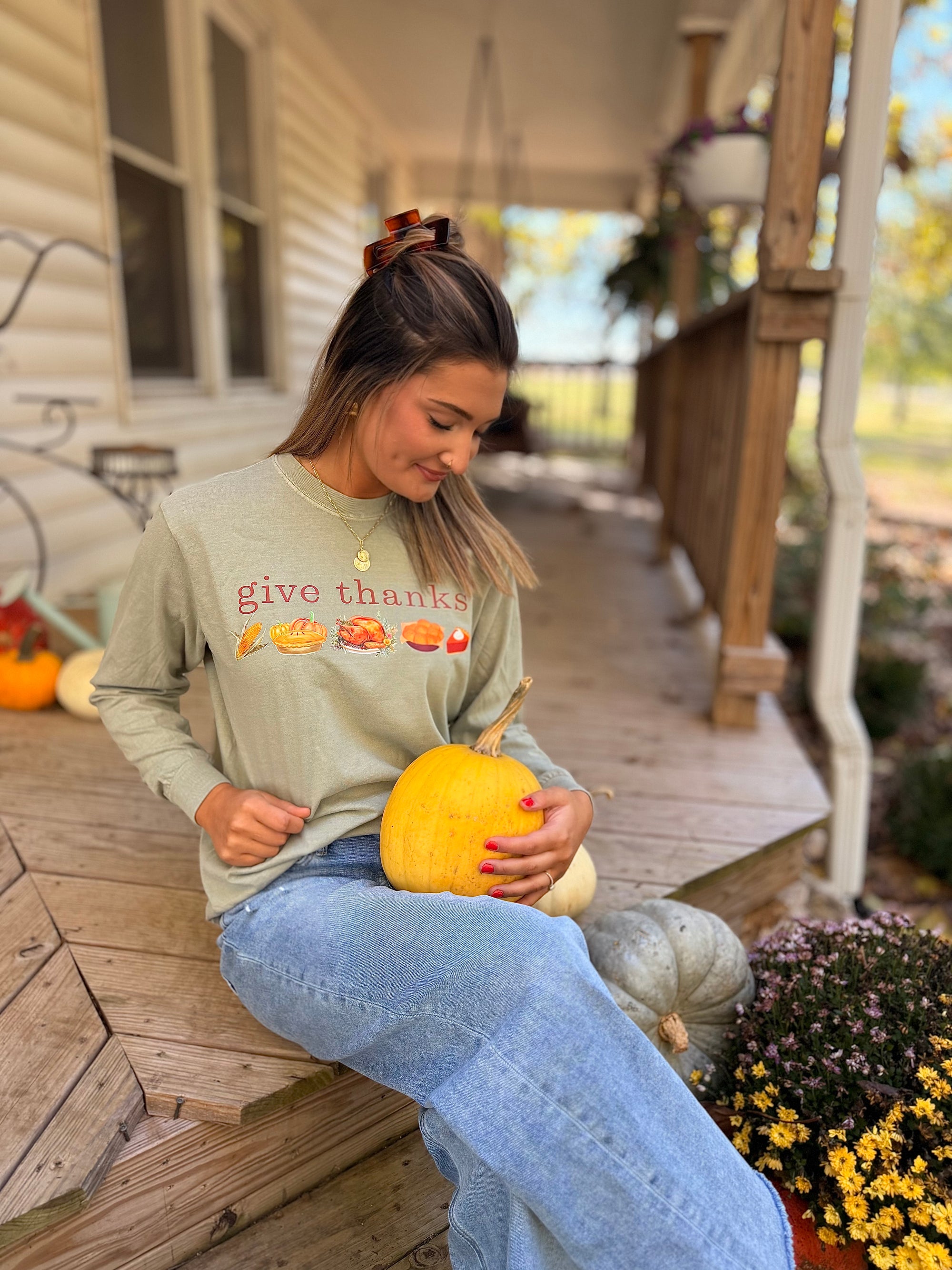 Give Thanks Long Sleeve