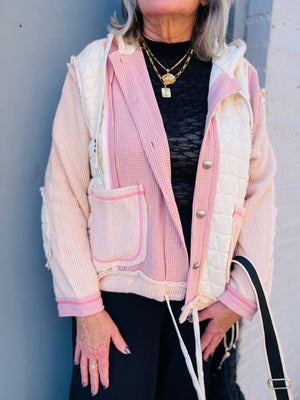 Hooded Patchwork Jacket