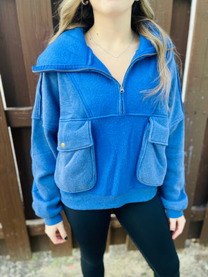 Mineral Wash French Terry Pullover