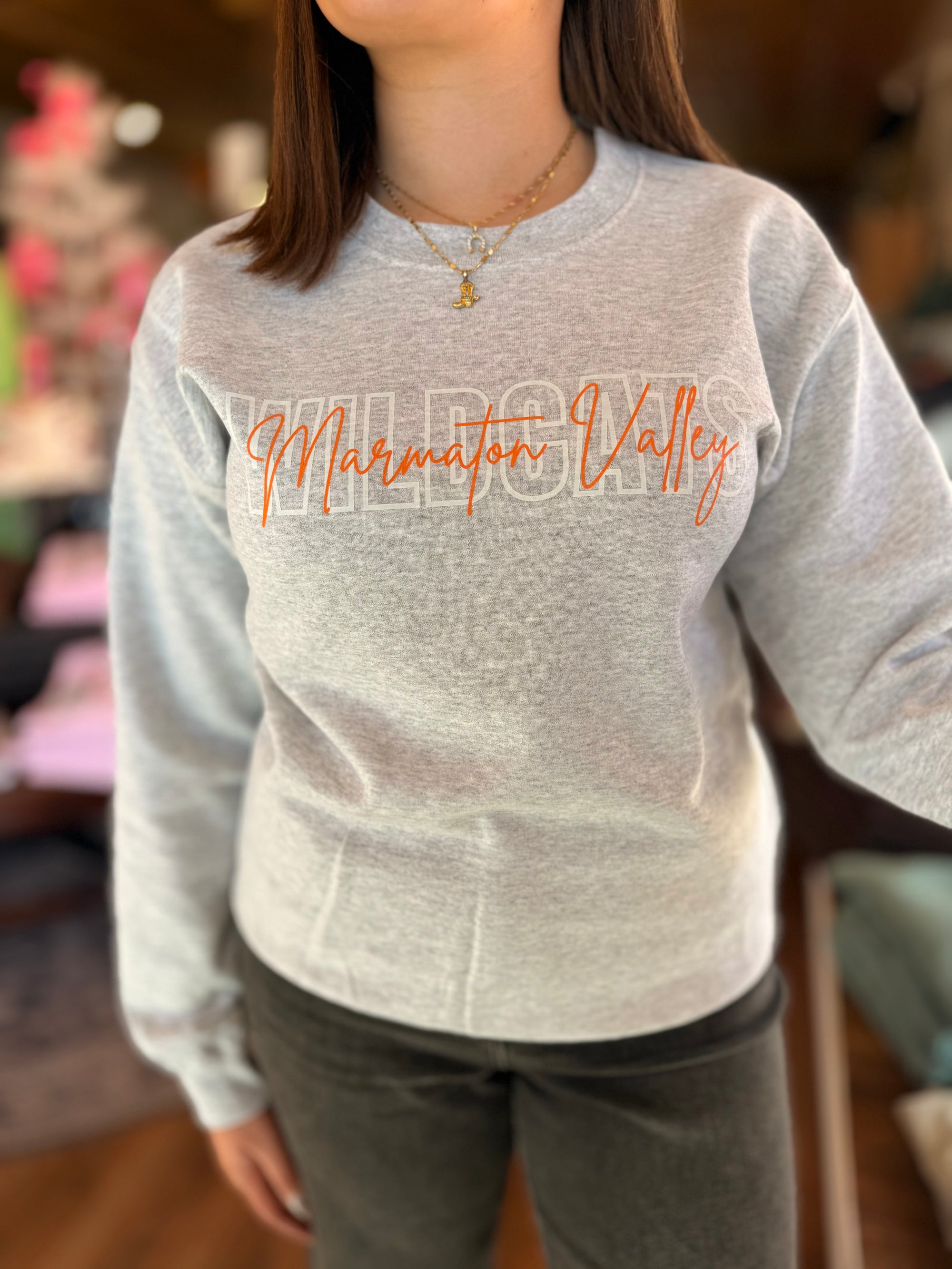 Marmaton Valley Wildcats Crewneck