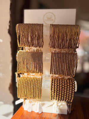 Lotus Classic Gold Ball Bracelet